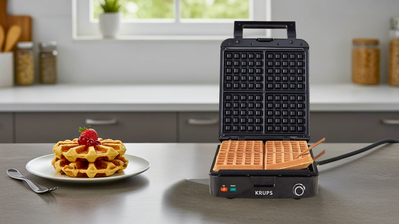 KRUPS Belgian Waffle Maker
