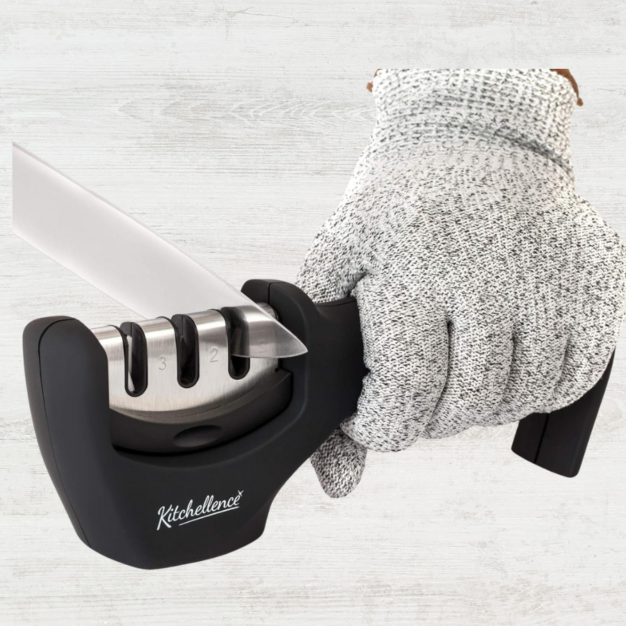 Kitchexcellence 4‑in‑1 Knife Sharpener