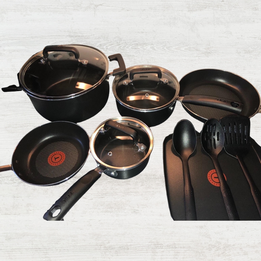 T-fal Signature Nonstick Cookware Set (5)