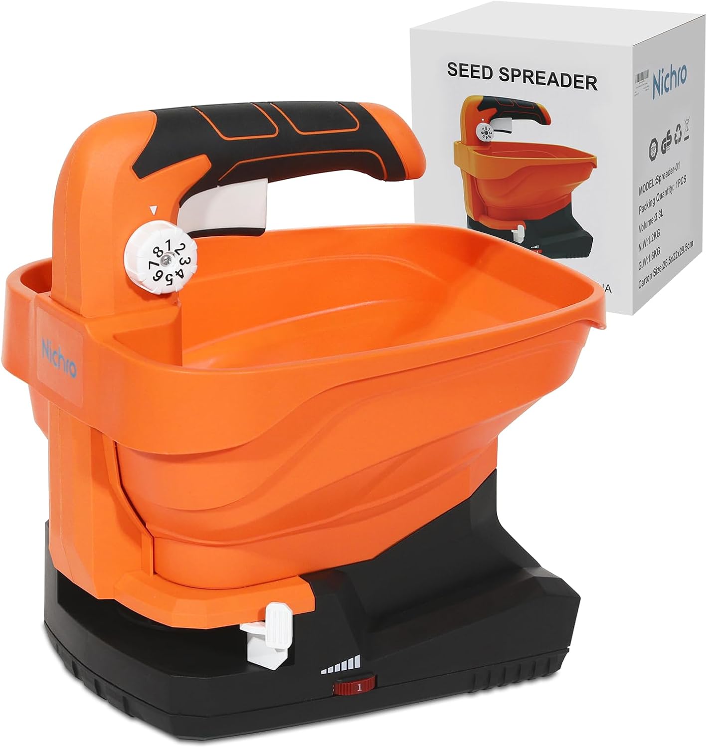 nichro Seed Spreader, USB Rechargeable Handheld