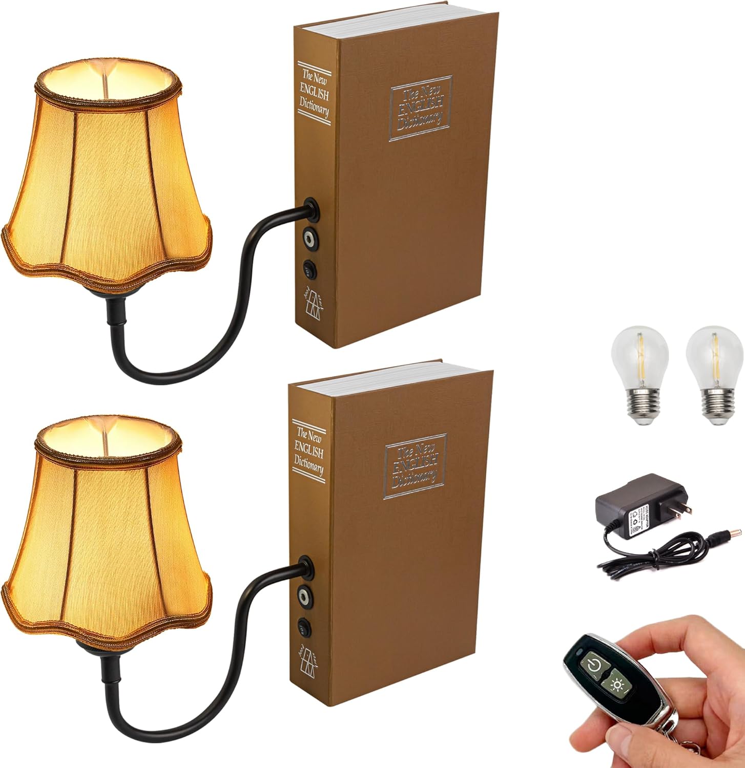 Kiven Cordless Table Lamp, Set of 2 Rechargeable