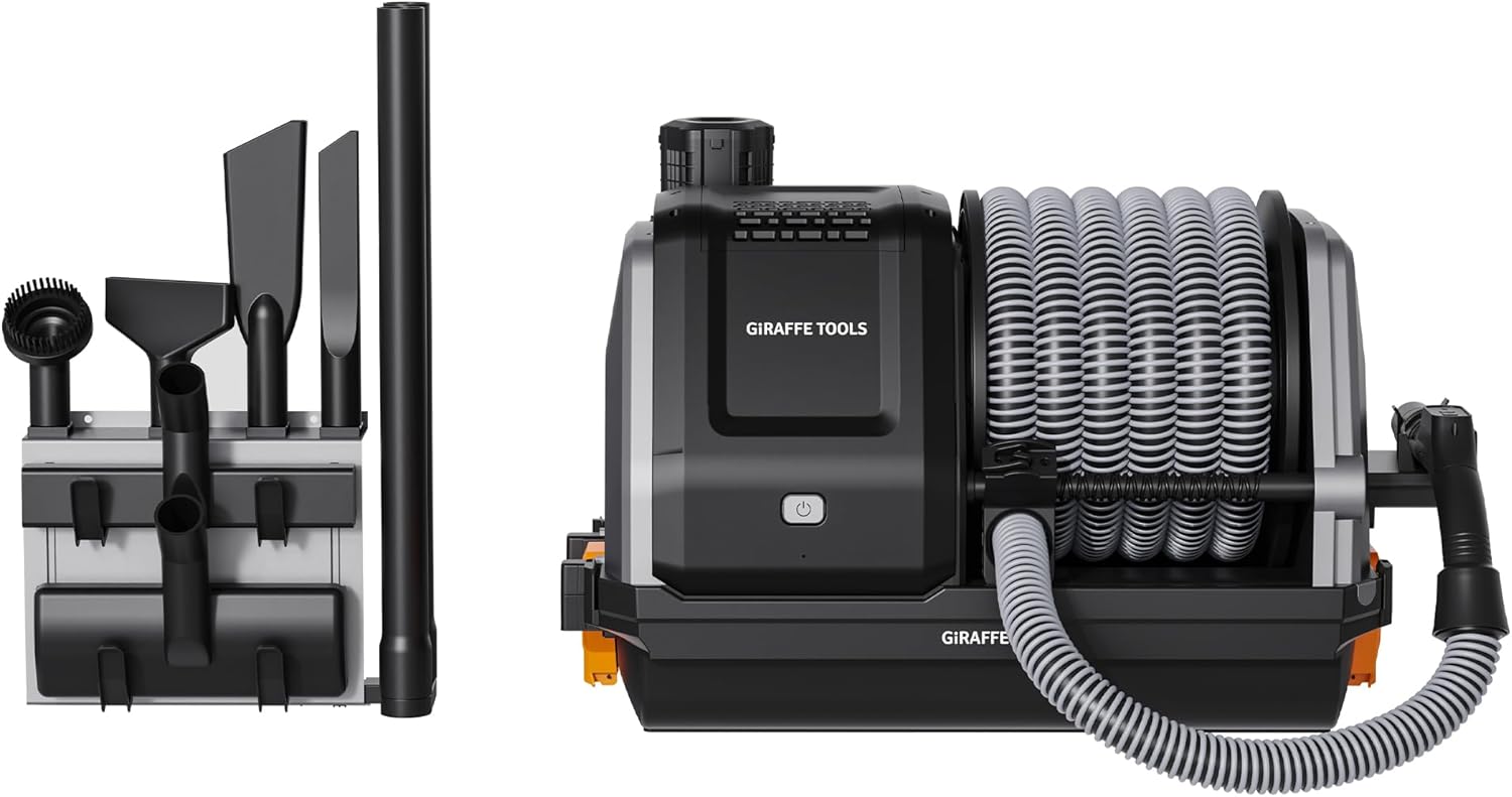 Giraffe Tools Grandstorm Wall-Mounted Vacuum Cleaner