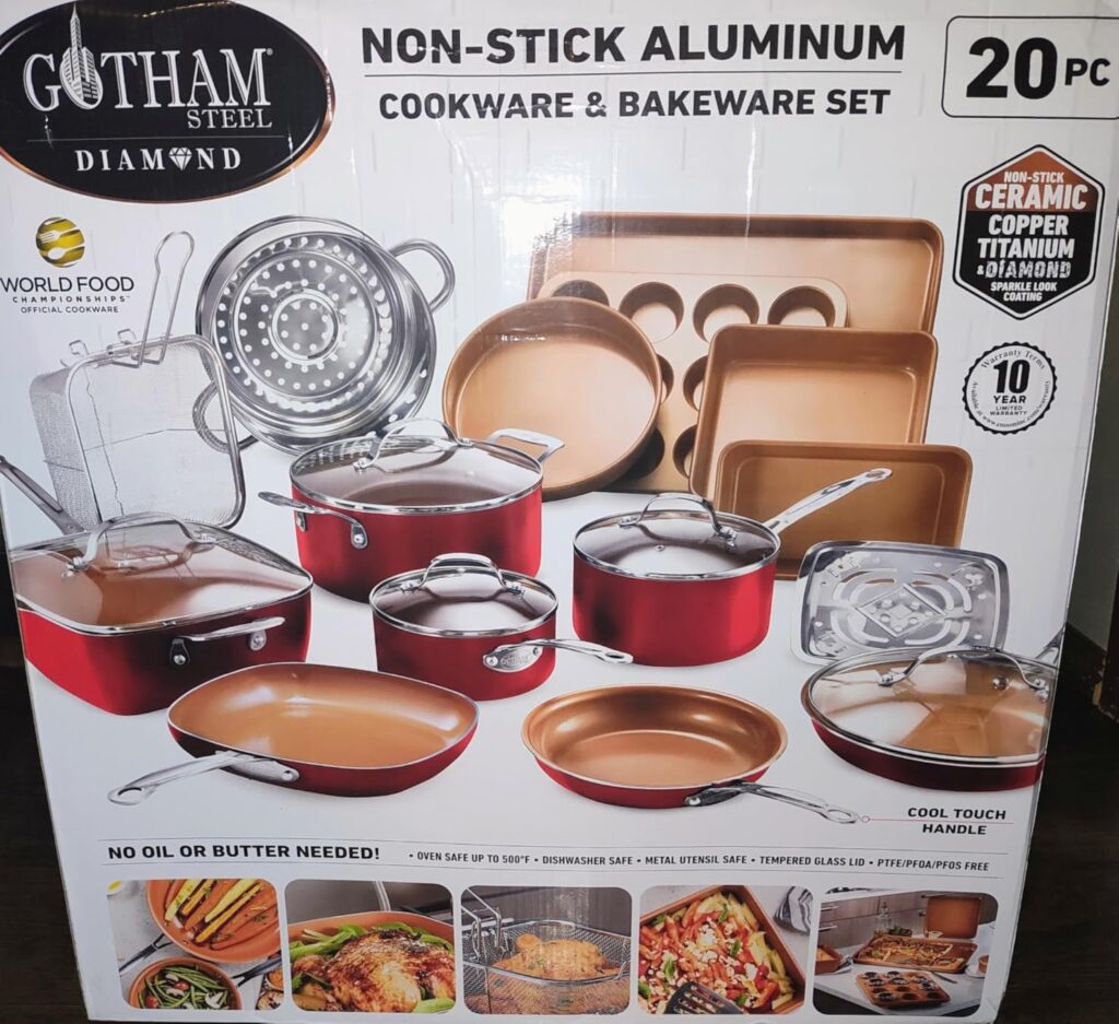 Gotham Steel 20 pc set with bakeware
