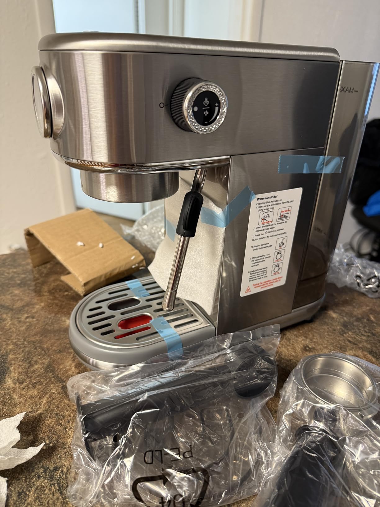 Espresso Machine with Milk Frother 5