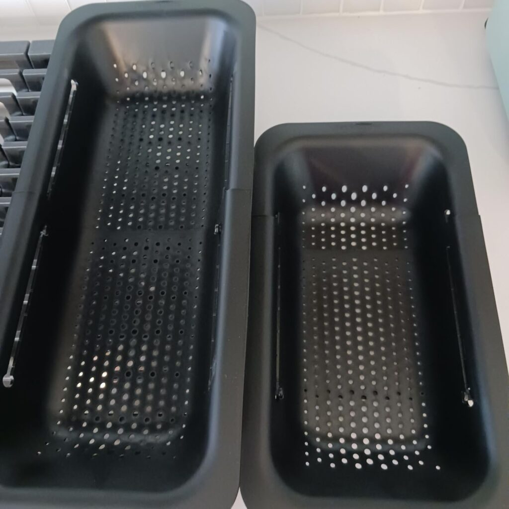 BLUE GINKGO Over the Sink Colander