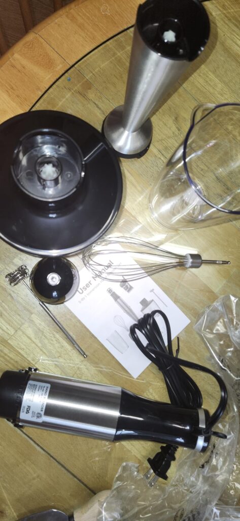 Immersion Blender Handheld Corded Hand